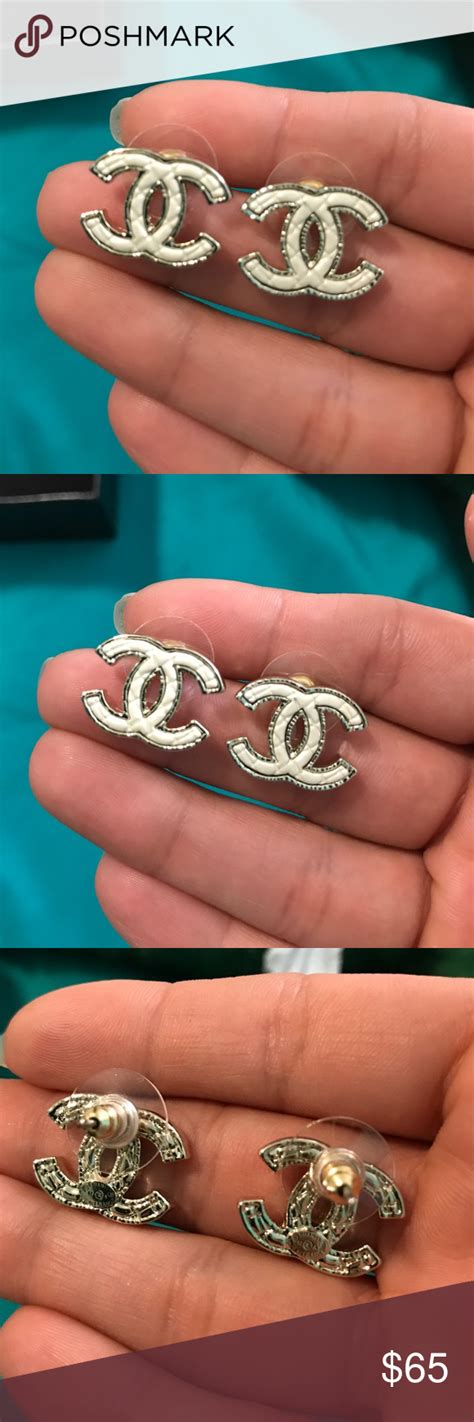 replica chanel drop earrings|chanel look alike earrings.